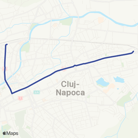 CTP Cluj Str. Aurel Vlaicu - P-ta Garii map