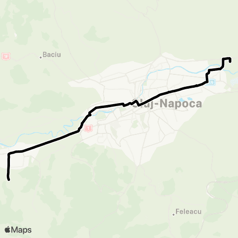 CTP Cluj Floresti Cetate - Emerson map