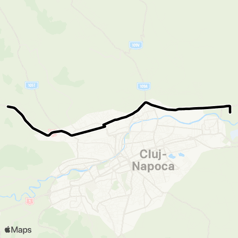 CTP Cluj Baciu - Emerson map