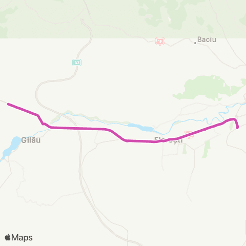 CTP Cluj Bucium - Pensiunea Dalia Gilau map