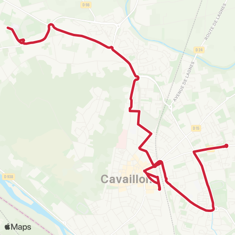 CmonBus Les Vergers - Parcs du Luberon map