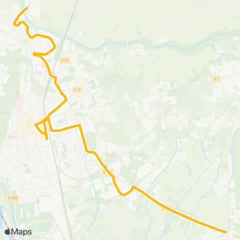 CmonBus La Canaù / Vidauque map