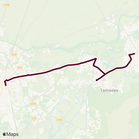 CmonBus Navette Vignères - Robion - Les Taillades map
