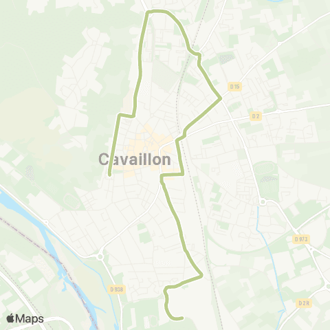 CmonBus Navette Feu 13 juillet map