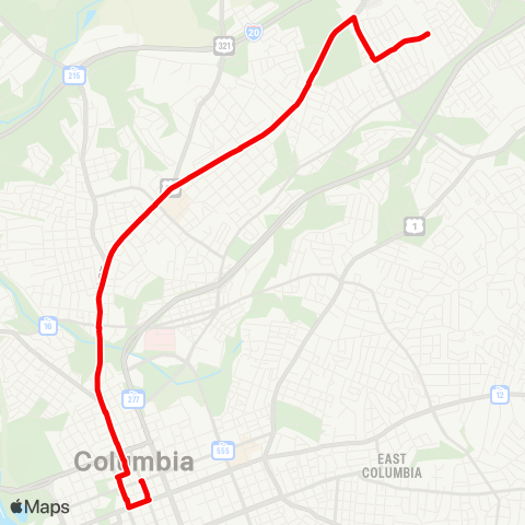 The Comet North Main map