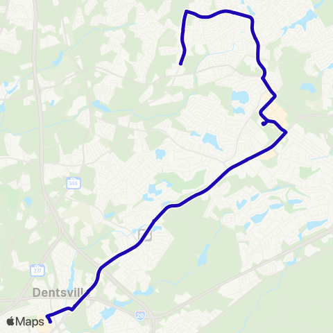 The Comet Sandhills map