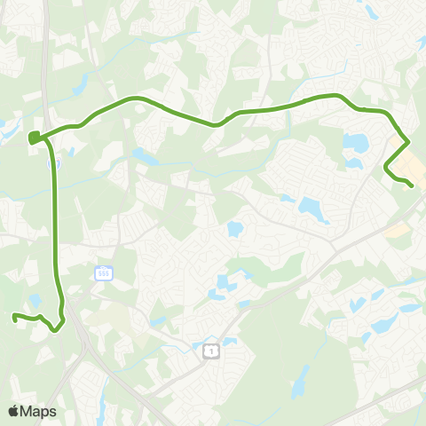 The Comet Killian / Clemson Local map