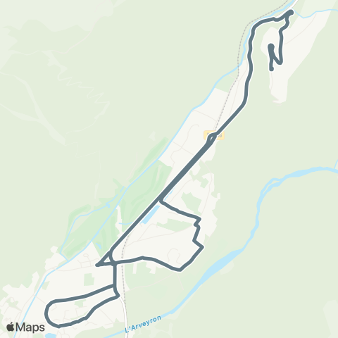 Chamonix Mobilité Les Praz Flégère / Lanchettes / Îlettes / Les Praz map