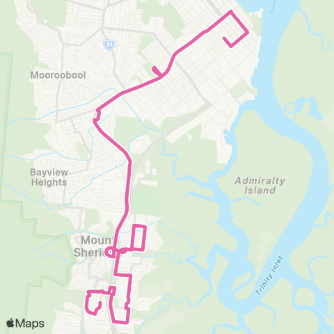 Kinetic City - Mt Sheridan via White Rock map