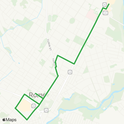 Centro Rome Black River Blvd map