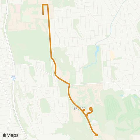 Centro Syracuse University Skytop Rd map