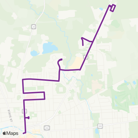 Centro Auburn North Street map