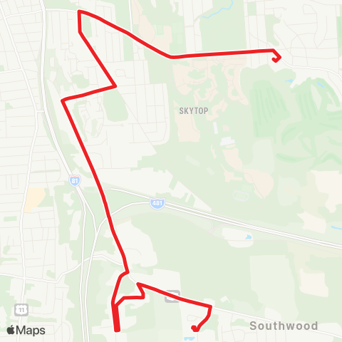 Centro Syracuse Tops Shoppers map