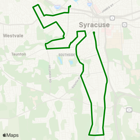 Centro Syracuse Warren St map