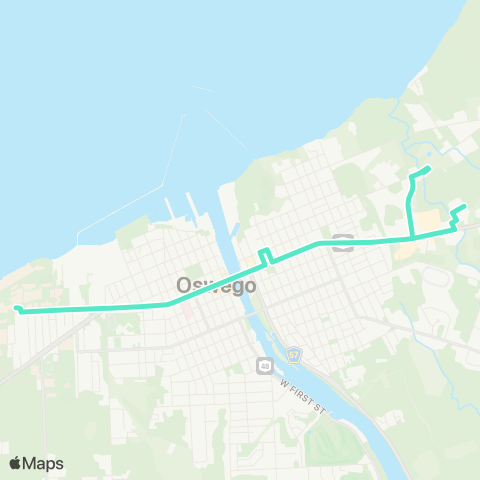 Centro Oswego Bridge Street map