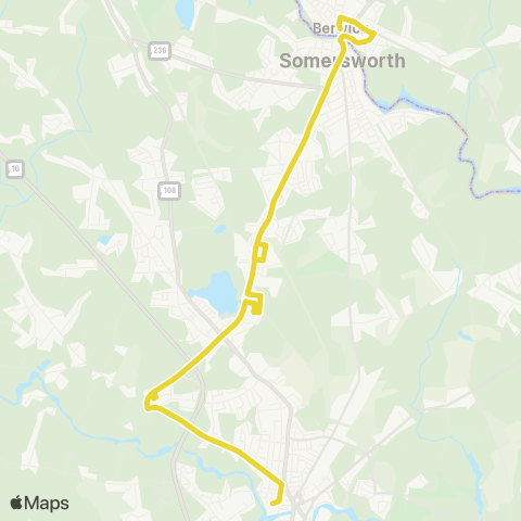 COAST 1 Dover / Somersworth / Berwick map