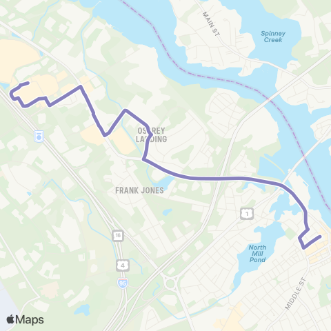 COAST 43 Portsmouth / Newington map