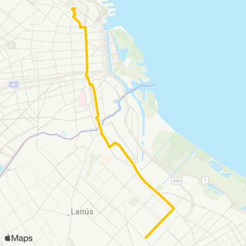 Ciudad de Buenos Aires Linea 17 S.A. map