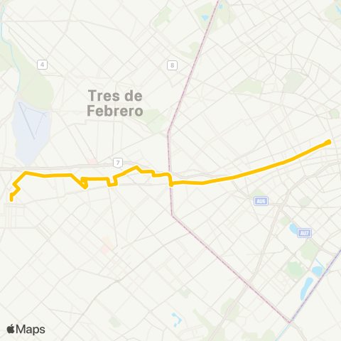 Ciudad de Buenos Aires Transportes San Cayetano S.A.C. map