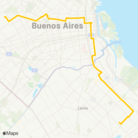 Ciudad de Buenos Aires Emp.Transp.Autom.De Pasajeros S.A.C.I.F. map