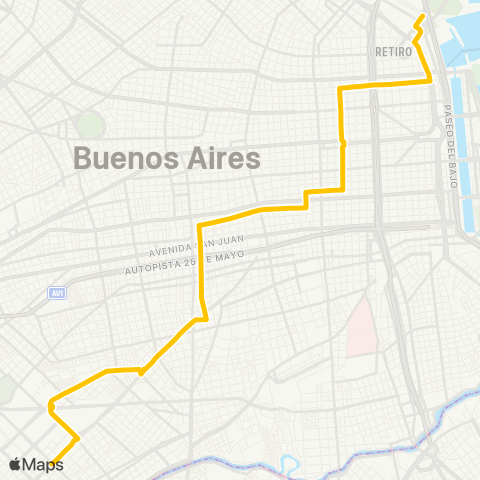 Ciudad de Buenos Aires Transportes Rio Grande S.A.C.I.F. map