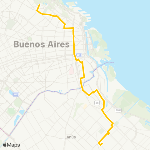 Ciudad de Buenos Aires Linea 10 S.A. map