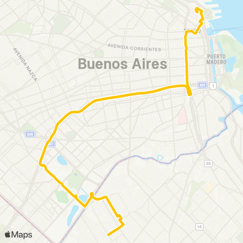 Ciudad de Buenos Aires General Tomas Guido S.A.C.I.F. map