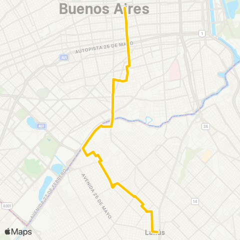 Ciudad de Buenos Aires El Puente S.A.T. map