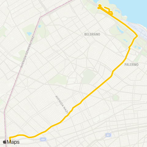 Ciudad de Buenos Aires Juan B. Justo S.A.T.C.I. map