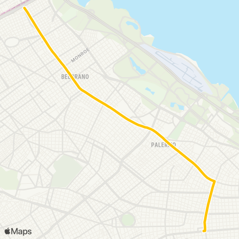 Ciudad de Buenos Aires Transportes Sesenta y Ocho S.R.L. map