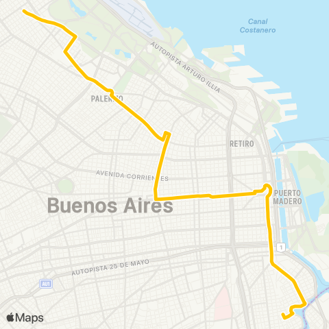 Ciudad de Buenos Aires Vuelta de Rocha S.A.T.C.I. map