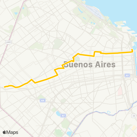 Ciudad de Buenos Aires Colectiveros Unidos S.A. map