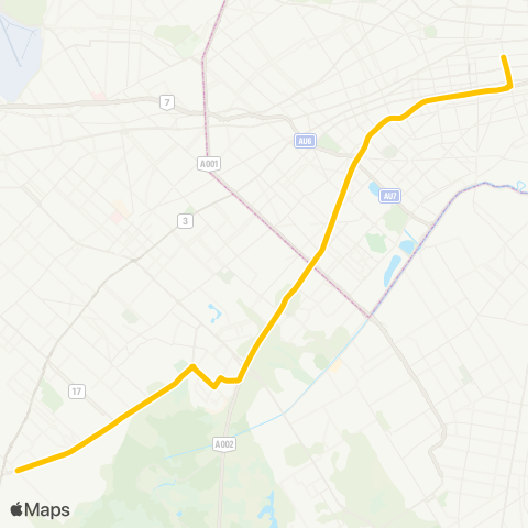 Ciudad de Buenos Aires Linea Expreso Liniers S.A.I.Y C. map