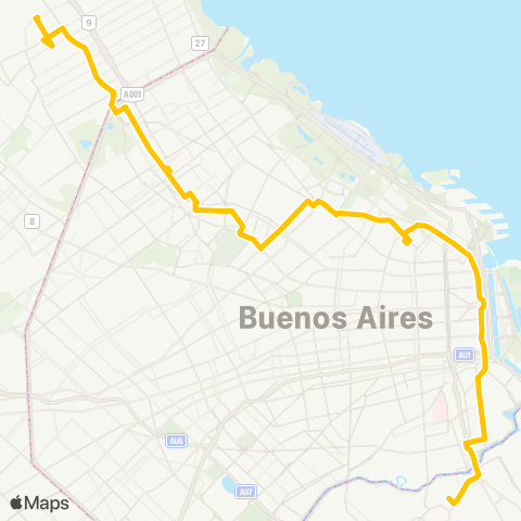 Ciudad de Buenos Aires Transportes 1º Septiembre S.A. map
