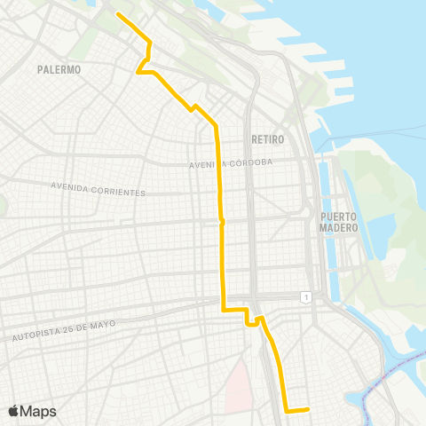 Ciudad de Buenos Aires Transp. Sgto. Cabral map