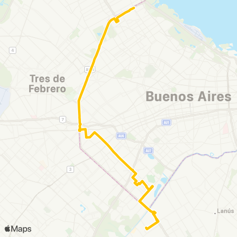 Ciudad de Buenos Aires Transporte Larrazabal C.I.S.A. map