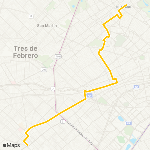 Ciudad de Buenos Aires Bernardino Rivadavia S.A.T.A. map