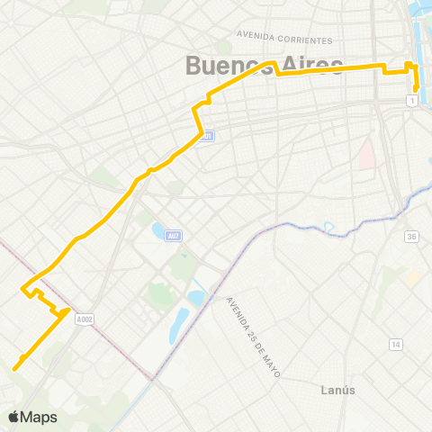 Ciudad de Buenos Aires Transportes Quirno Costa S.A.C.I. map