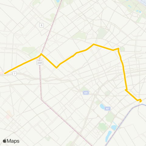 Ciudad de Buenos Aires Transportes Lope de Vega S.A.C.I. map