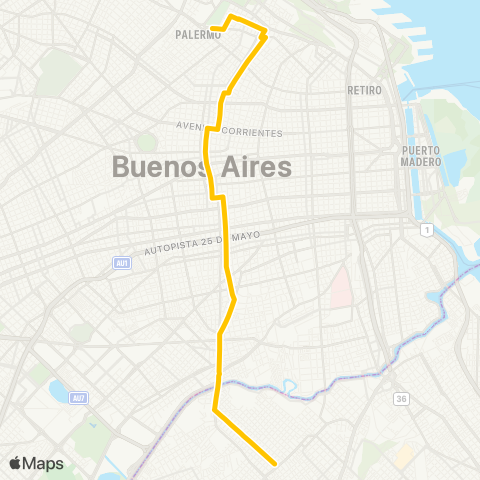 Ciudad de Buenos Aires El Puente S.A.T. map
