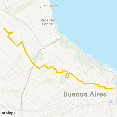 Ciudad de Buenos Aires Ersa Urbano map