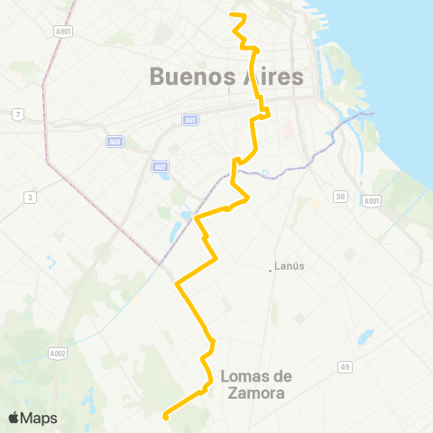 Ciudad de Buenos Aires Transporte Larrazabal C.I.S.A. map