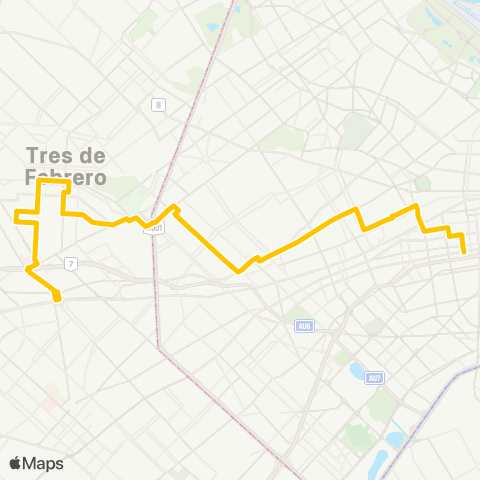 Ciudad de Buenos Aires Ttes.Automotores de Pasajeros Siglo XXI map