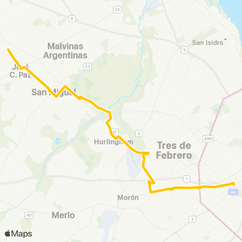 Ciudad de Buenos Aires Sargento Cabral S.A.De Transporte map