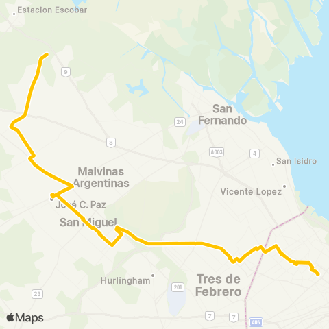 Ciudad de Buenos Aires Expreso General Sarmiento S.A. map