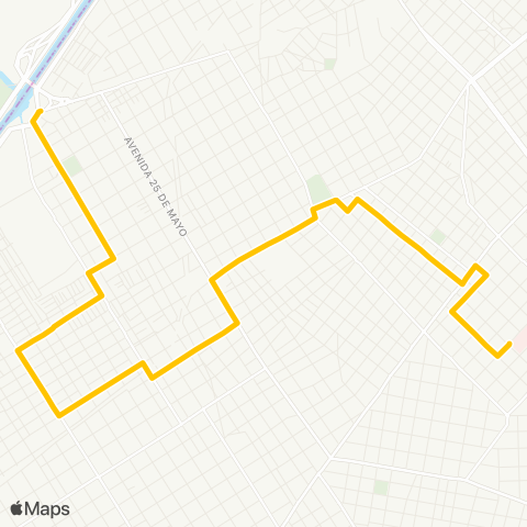 Municipios (Provincia de BA) Micro Omnibus Avenida S.A. map
