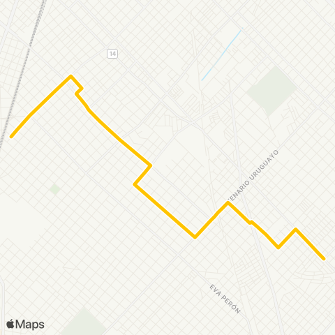 Municipios (Provincia de BA) Micro Omnibus Este S.A map
