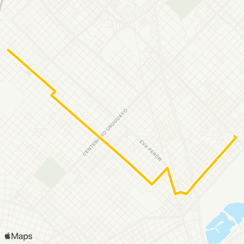 Municipios (Provincia de BA) Micro Omnibus Este S.A map