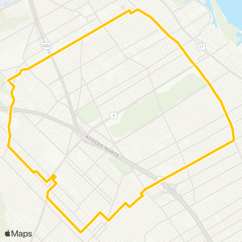 Municipios (Provincia de BA) Micro Omnibus General San Martin Sac map