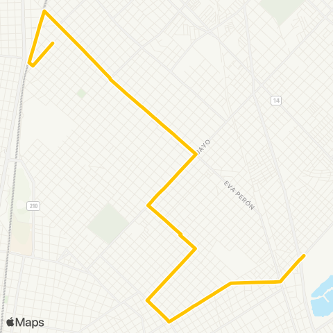 Municipios (Provincia de BA) El Urbano Srl map